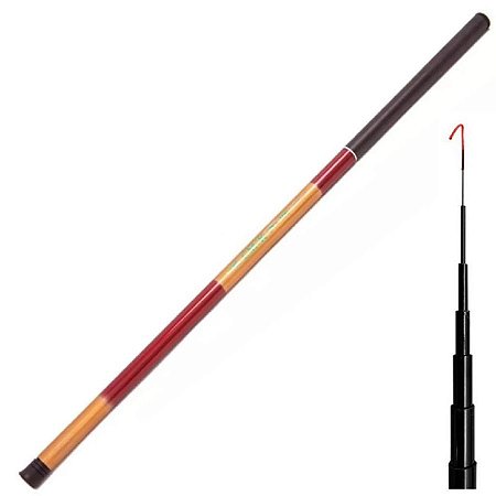 Vara De Pesca De Fibra De Vidro Expansível 2,3M
