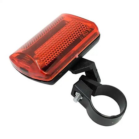 Lanterna Traseira de Bicicleta Luz de Cauda Vermelha Ciclismo Segurança com suporte