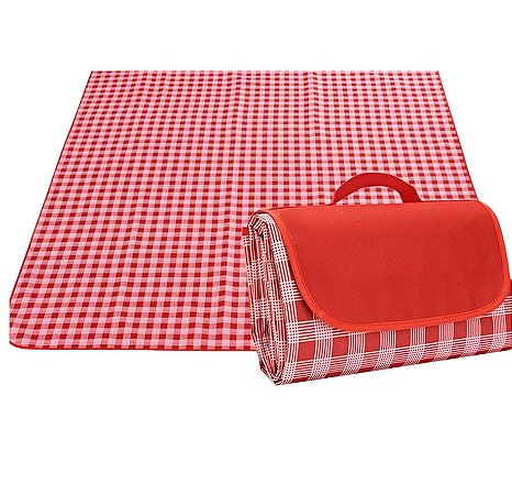 Tapete De Piquenique Toalha Impermeável Quadriculado 1,5Mx2M