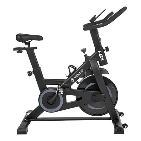 Bicicleta Ergométrica Spinning Magnética Silenciosa Cor Preto Vollo