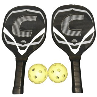 2 Raquetes Pickleball Em Madeira Kit completo + Bola