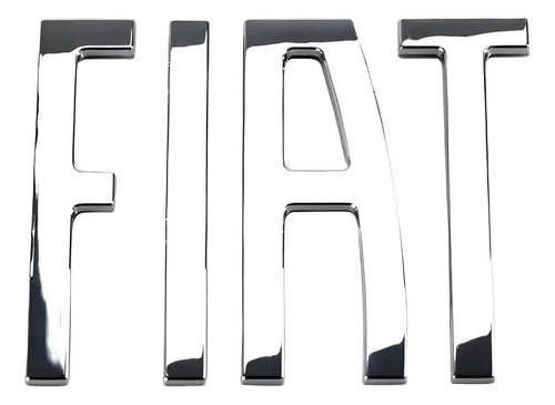 Emblema Escrita Fiat Mala Argo 17 18 19 20 21 Cromado