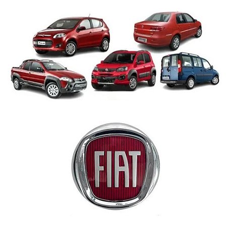 Emblema Grade Fiat Novo Uno Palio Vivace Ano 2011 A 2017
