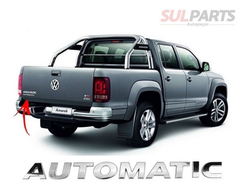 Emblema Automatic Tampa Traseira Amarok - Unitario