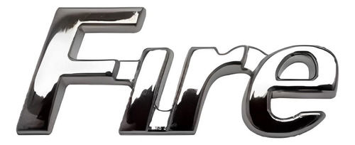 Emblema Letreiro Fire Cromado Mala Fiat 00 A 07