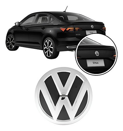 Emblema Mala Tampa Traseira T-cross Polo Virtus Original