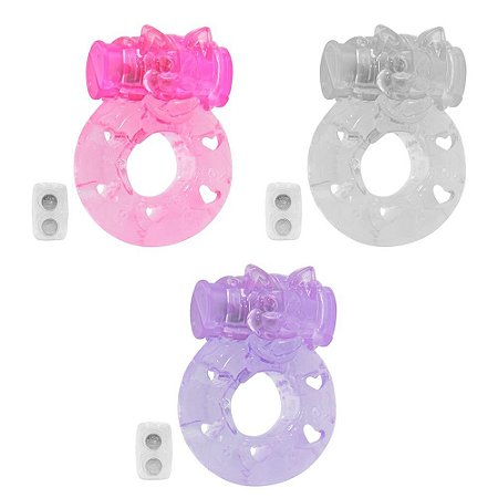 ANEL PENIANO C/ VIBRO CORES VARIADAS BICHOS