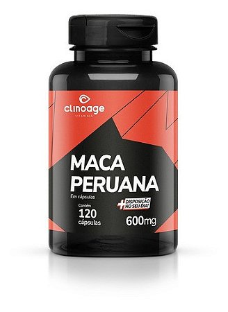 Maca Peruana 120 cápsulas 600mg - Clinoage