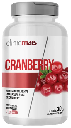 Cranberry 30 cápsulas de 280mg - ClinicMais
