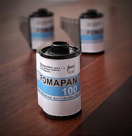 Filme PB FOMAPAN 100 - rebobinado - ISO 100 - 36 poses