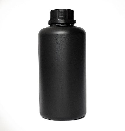 Garrafa plástica 1000ml para acondicionamento de químicos - revelador ou fixador