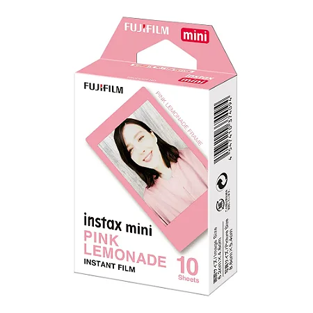 Filme  Instax Mini Pink Lemonade - filme Instantâneo Fujifilm