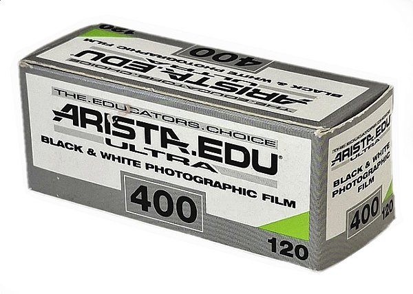 Filme 120 - ARISTA EDU ULTRA -400 -  filme pb Médio Formato  - * vcto 2025