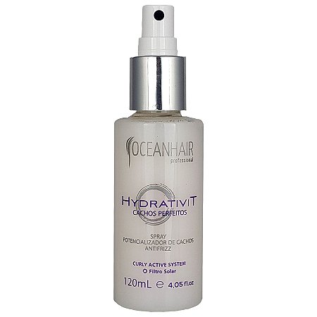 Spray Potencializador  de  Cachos Antifrizz 120ml Ocean Hair