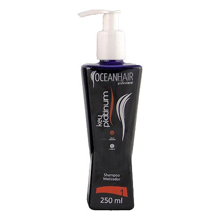 Shampoo Matizador de Tons Platinado Key Platinum 250ml - Ocean Hair