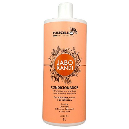 Condicionador Jaborandi e Aloe Vera Revitalizante Controla Oleosidade Queda e Fortalece os Fios 1 Litro - Paiolla