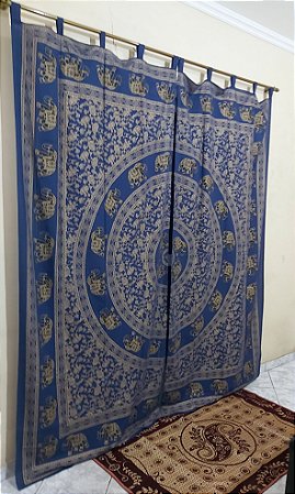 Cortina, Tecido Importado da India Painel  Mandala