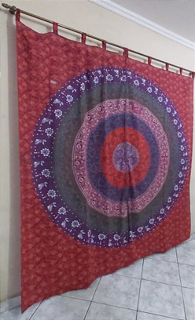 Cortina, Tecido Indiano Painel  Mandala