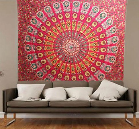 Manta Colcha Casal Queen, Capa de Sofa, Cortina, Tecido Painel Decorativo