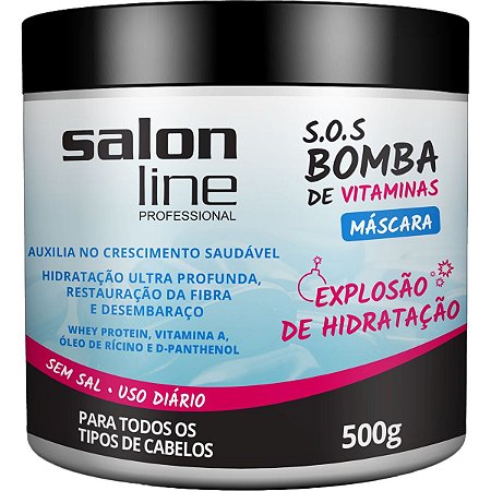 Máscara S.O.S Bomba de Vitaminas 500 g - Salon Line