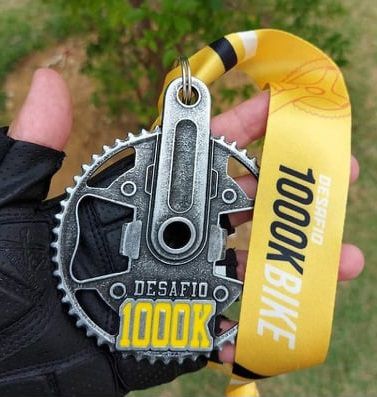 Desafio Pedal Brasil - Medalha de 1000km