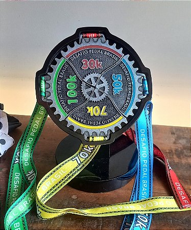 Desafio da Mandala - 4 Medalhas  (30, 50, 70 e 100km) + Porta Mandala