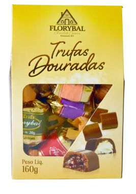 Caixa Trufas Douradas 160g