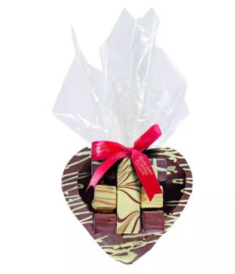 Coração com bombons