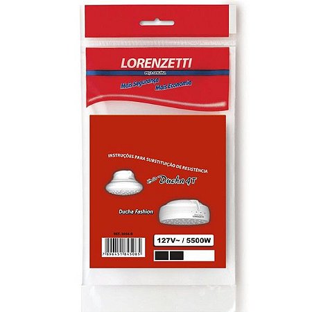 Resistencia Lorenzetti Bella Ducha 4T 127V 5500W