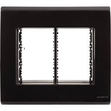 Placa Linha Liz Tramontina 4x4 6 Postos Grafite