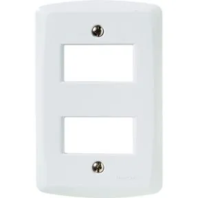 Placa Linha Lux2 Tramontina 4x2 2 Postos Afastados