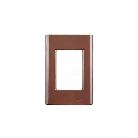 Placa Linha Giz Tramontina 4x2 3 Postos Café