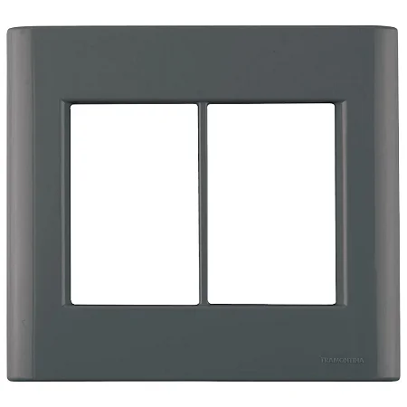 Placa Linha Giz Tramontina 4x4 6 Postos Grafite