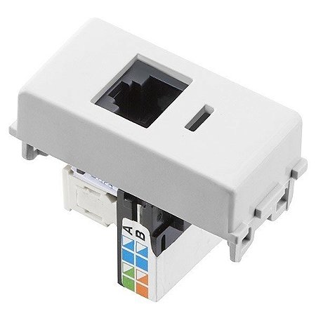 Módulo Tramontina Tomada RJ11 Branca