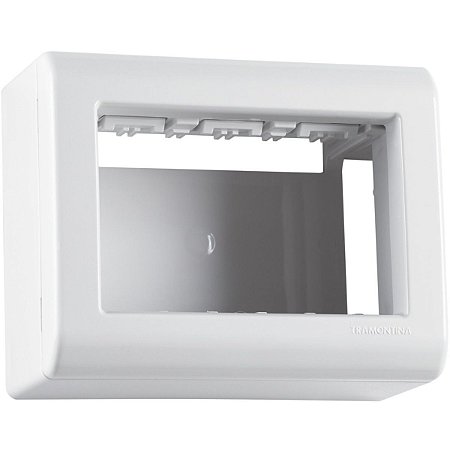 Caixa Sobrepor Linha LizFlex Tramontina 3 Postos