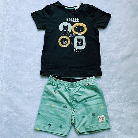 Conjunto masculino verão - Tamanho 3 Menino