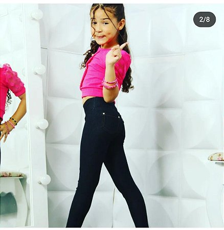 Calça Infantil Tipo Jens Menina