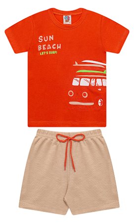 Conjunto Masculino Verão Tamanho 1, 2 e 3 Menino