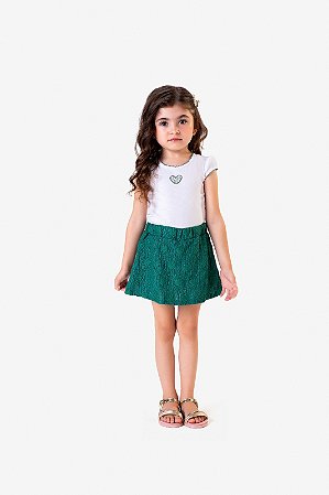 Conjunto Feminino Infantil Tamanho 1, 2, 3 Menina