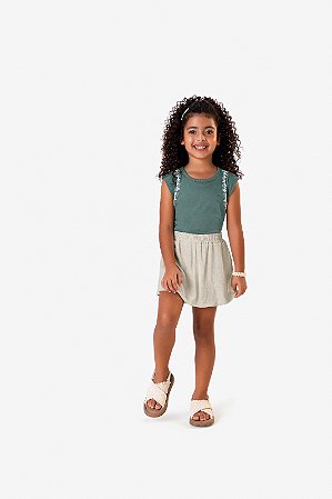 Conjunto Feminino Infantil Tamanho 4, 6, 8, 10 Menina