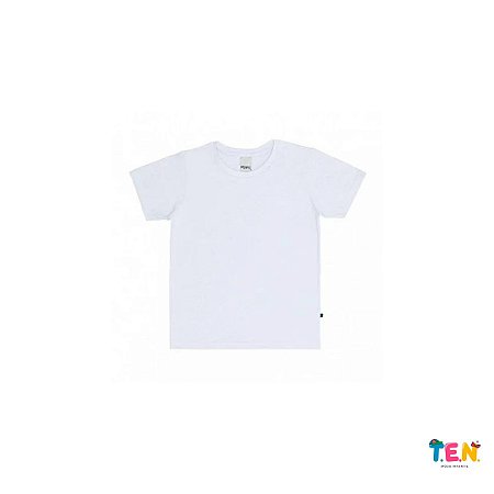 Camiseta Branca Infantil, Juvenil e Adulto