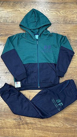 Conjunto Moletom Inverno Masculino BabyVest e TileeSul 4, 6, 8, 10 Menino