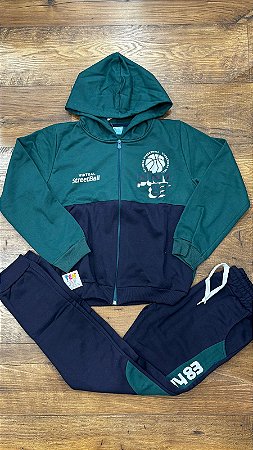 Conjunto Moletom Inverno Masculino Baby Vest e TileeSul 12, 14, 16 Menino