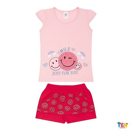 Conjunto Feminino Verão Tamanho 6 Menina