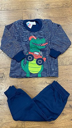 Conjunto Moletom Inverno Masculino WKids Fechado Tamanho 1 Menino