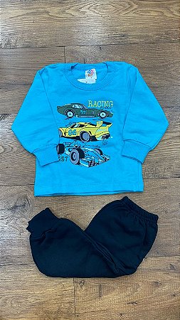Conjunto Moletom Inverno Masculino WKids Fechado Tamanho 3 Menino
