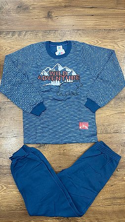 Conjunto Moletom Inverno Masculino WKids Tamanho 12 Menino