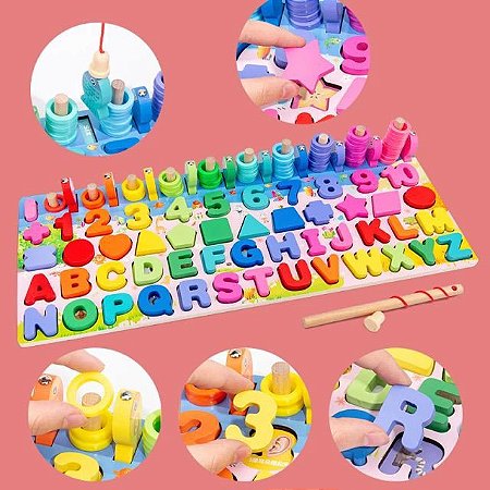 Painel Montessori Alfabeto - Loja da Bia - Brinquedos Educativos -  %brinquedos educativos% %jogos inteligentes%