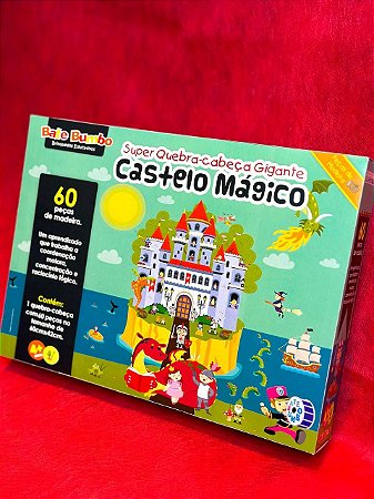Super Quebra Cabeça Gigante Castelo Magico - Adoleta Brinquedos Educativos