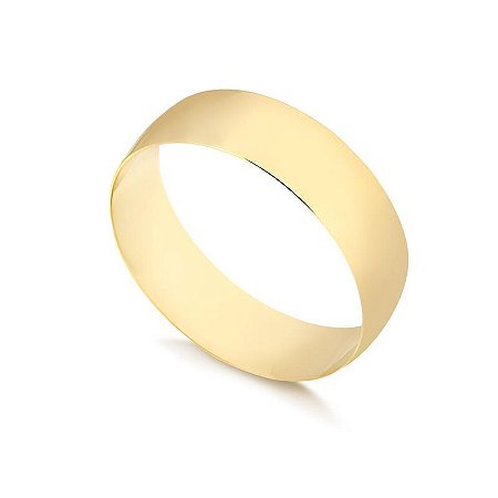Aliança Anatômica 6,00MM (Ouro 12K)  "LEIA DESCRIÇÃO''